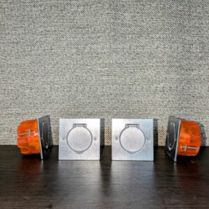 Prise de sol inox étanche IP44 à clapet avec boite à encastrer