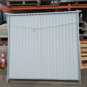 Clôture de chantier opaque