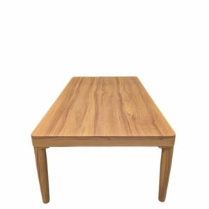 Table base métal imitation bois