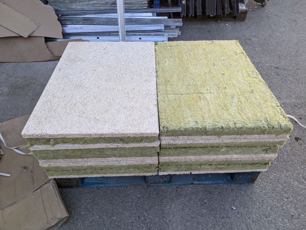 Isolation Plafond Cave / Fibre de Bois + Laine de Verre